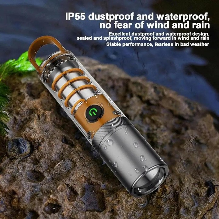 X10-P50 Outdoor LED Flashlight Multi-Functional Camping Lighting Flashlight Portable Rechargeable Work Lamp