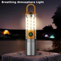 X10 White Laser Outdoor LED Flashlight Multi-Functional Camping Lighting Flashlight Portable Rechargeable Work Lamp