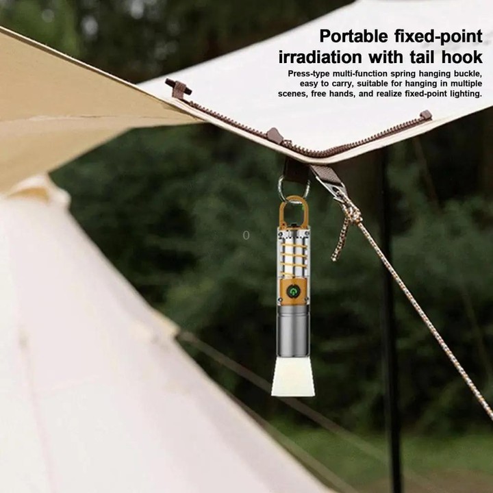 X10 White Laser Outdoor LED Flashlight Multi-Functional Camping Lighting Flashlight Portable Rechargeable Work Lamp