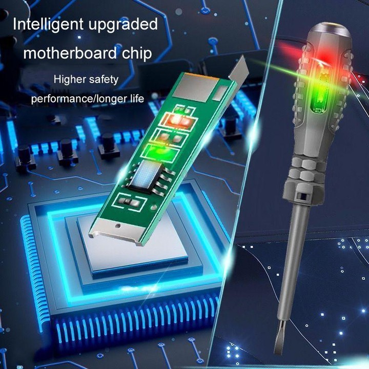 High Torque High Bright Electrician Tester Smart Test Breakpoint Specific Screwdriver(Phillips)