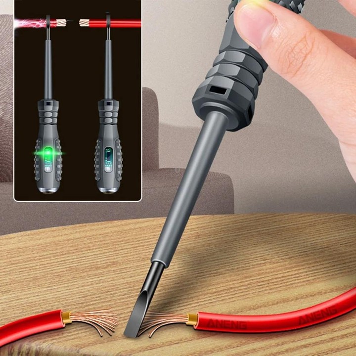 High Torque High Bright Electrician Tester Smart Test Breakpoint Specific Screwdriver(Phillips)