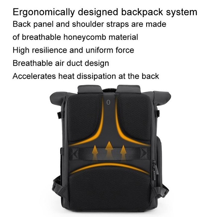 Cwatcun D113 Shoulder Leisure Camera Bag Waterproof High Capacity Outdoor Travel Photography Bag, Color: Small Black