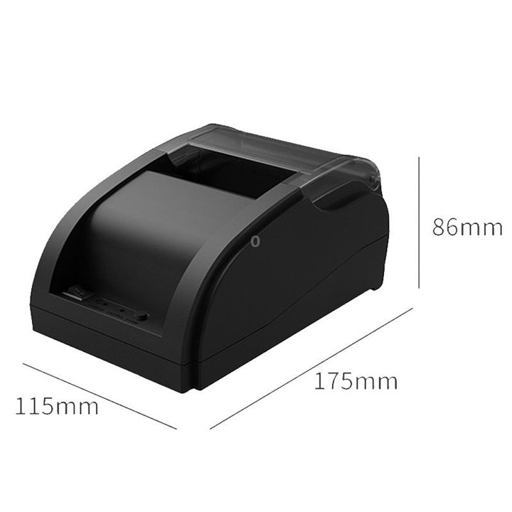 58mm USB Computer Version+Mobile Bluetooth Automatic Order Takeout Receipt Cashier Thermal Printer(EU Plug)