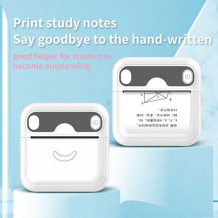 A32 Small Portable Self-adhesive Error Question Photo Label Bluetooth Pocket Thermal Printer(English Version)