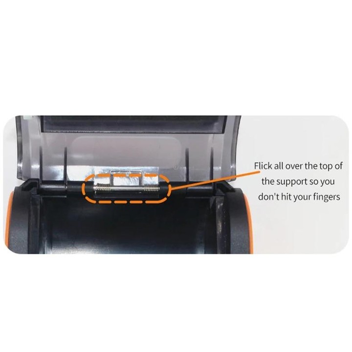 58mm Portable Logistics Takeaway Receipt Bluetooth Thermal Printer(UK Plug)