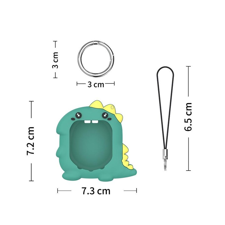 For Tamagotchi Uni (2023) Pet Game Console Silicone Protective Case(Dinosaur)