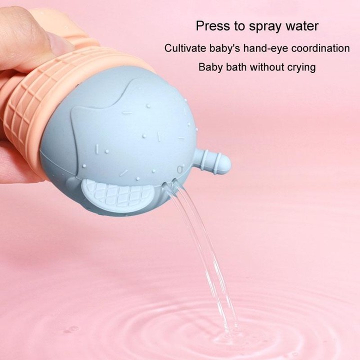 Children Bathing Toys Cute Baby Swimming Bathroom Toy(Blue)