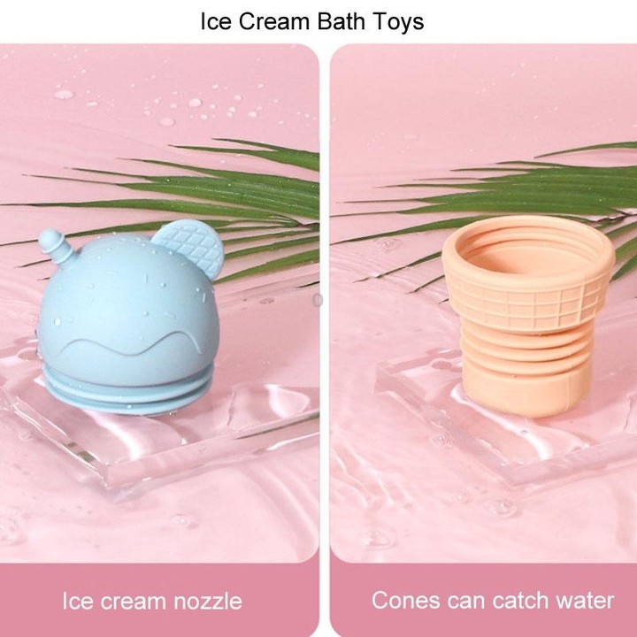 Children Bathing Toys Cute Baby Swimming Bathroom Toy(Green)