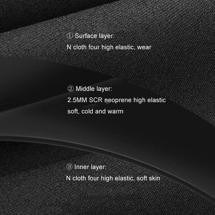 DIVE & SAIL 1.5mm Warm One-Piece Wetsuit Cold Resistant Swimming And Snorkeling Suit, Size: M(Male Black)