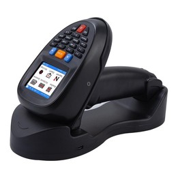 NEWSCAN 1D Laser Wireless Barcode Reader Scanner Data Collector With 2.2-Inch LCD Screen