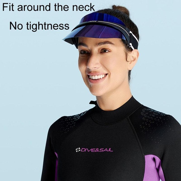 DIVE & SAIL 1.5mm Warm One-Piece Short Sleeve Wetsuit Outdoor Surfing Coldproof Snorkeling Suit, Size: S(Female Purple)