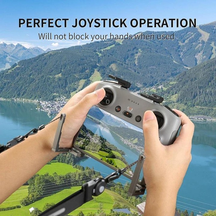 For DJI RC/ RC 2 Drone Remote Control RCSTQ Balance Strap System Lanyard(Gray)