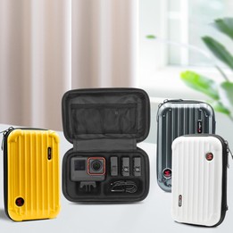 For Insta360 Ace / Ace Pro aMagisn Small Organizer Bag Sports Camera Protective Accessories(Pearl White)