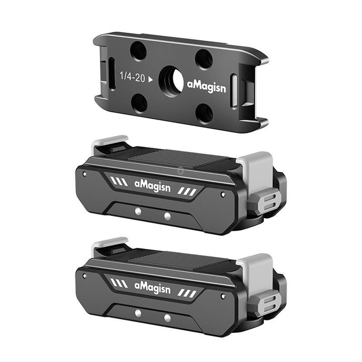 aMagisn Metal Magnetic Absorption Kit For GoPro HERO12 Black /11 Black /10 Black /9 Black