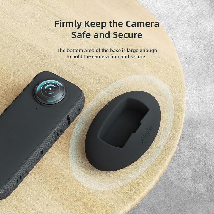 For Insta360 X3 aMagisn Car Base Sports Camera Accessories(Base+Double-sided Glue)