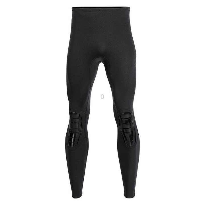 DIVE & SAIL 1.5mm Warm Diving Pants Winter Snorkeling And Surfing Trunks, Size: L(Male Black)