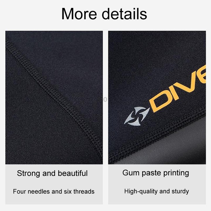 DIVE & SAIL 2mm Split Sleeveless Wetsuit Warm Surfing And Swimming Vest, Model: Male Tops(L)