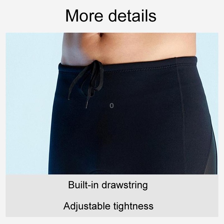 DIVE & SAIL 2mm Split Sleeveless Wetsuit Warm Surfing And Swimming Vest, Model: Male Shorts(L)