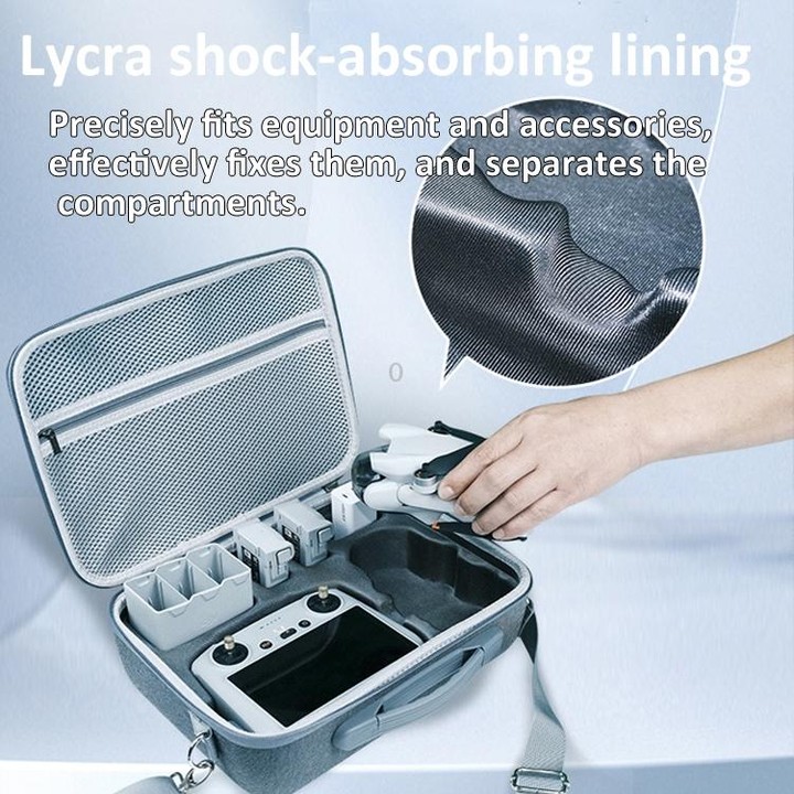 For DJI Mini 4 Pro / Mini 3 Pro LKTOP Carrying Case Waterproof Shoulder Bag Handbag, Style: Nylon