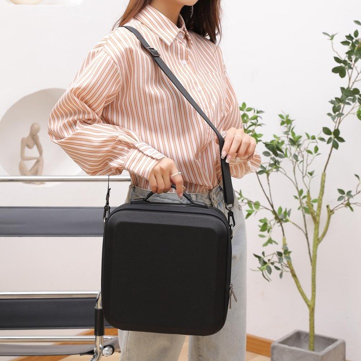 For DJI Mini 4 Pro Drone Storage Bag Box Shoulder Bag Suitcase(Black)