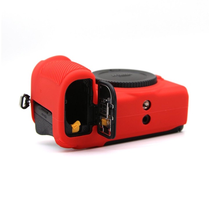 For Nikon Z6III Camera Protective Silicone Case, Color: Red