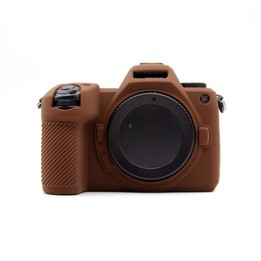 For Nikon Z6III Camera Protective Silicone Case, Color: Coffee