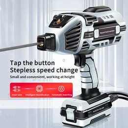 Handheld Welding Machine Home Small Portable Inverter Welder(Gray US Plug 110V)