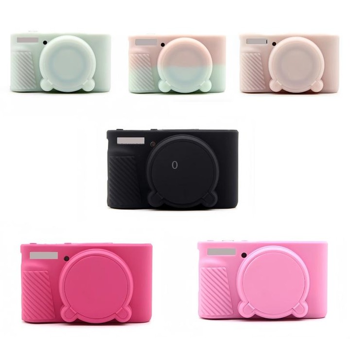 For Canon SX730/SX740 Soft Silicone Protective Case, Color: Jelly Green