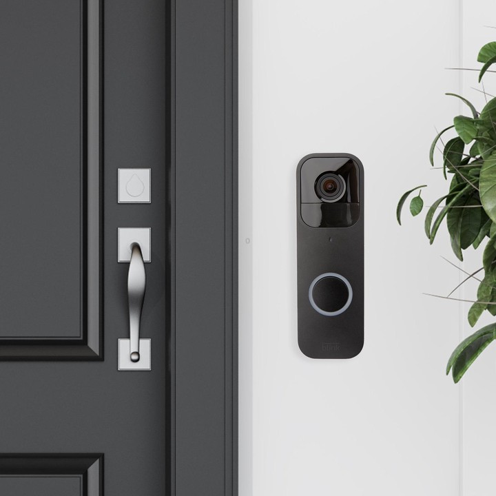 For Blink Doorbell Backplate Replacement Part(Black)