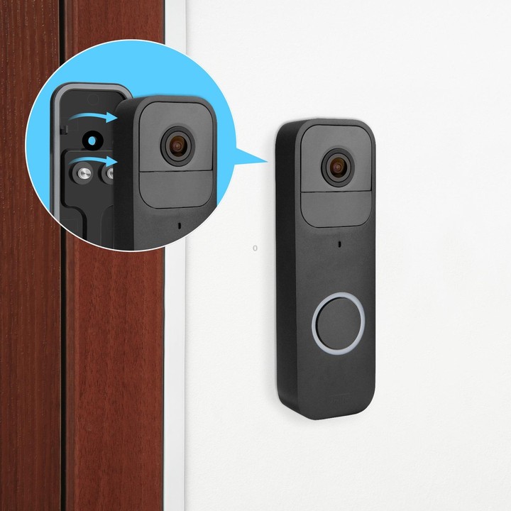 For Blink Doorbell Backplate Replacement Part(Black)