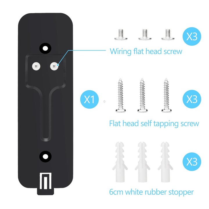 For Blink Doorbell Backplate Replacement Part(White)