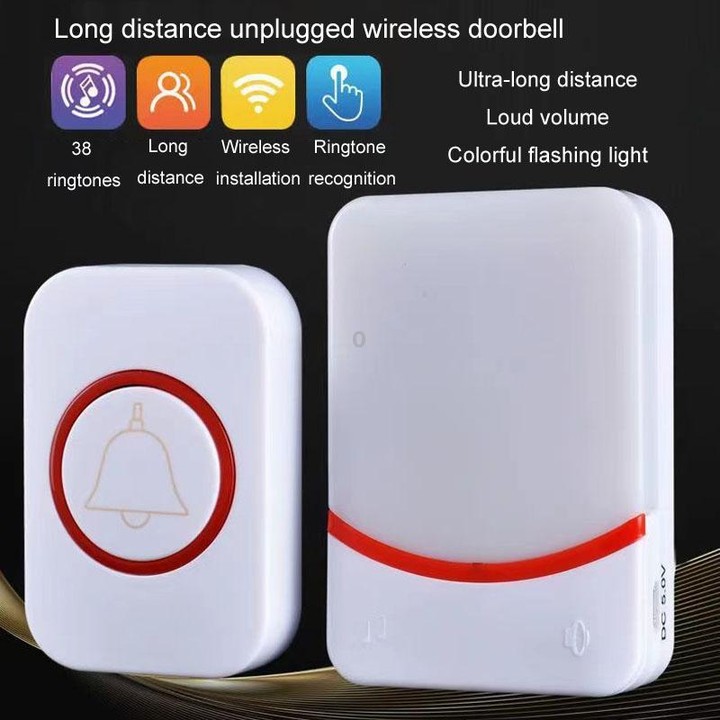 CMF1188-12 USB Power Home Wireless Doorbell Remote Control Intelligent Flashing Doorbell Caller
