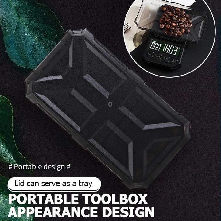 Battery Model 1kg/0.1g Portable Toolbox Digital Scale Jewelry Weighing Tool with Timing