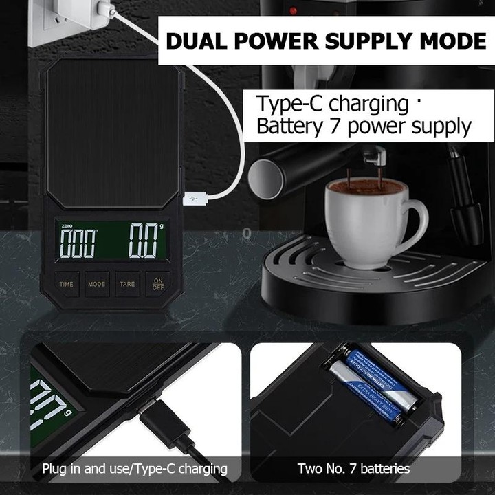 Battery Model 1kg/0.1g Portable Toolbox Digital Scale Jewelry Weighing Tool with Timing