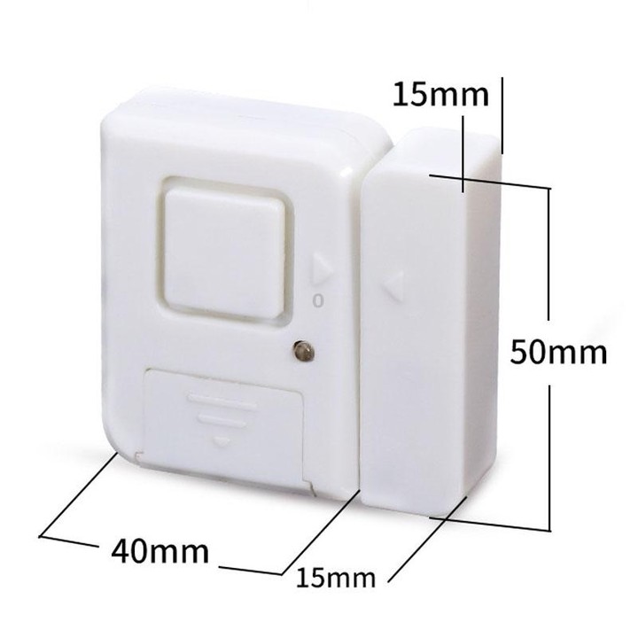 Door Magnetic Wireless Bell Door And Window Alarms Strong Adhesive Wolfproof Anti-theft Alarms(Black)