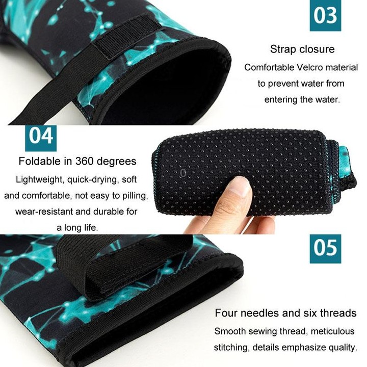 3mm Waterproof Long Beach Diving Socks Warm Non-slip Snorkeling Socks, Size: XS(Starsky Blue)