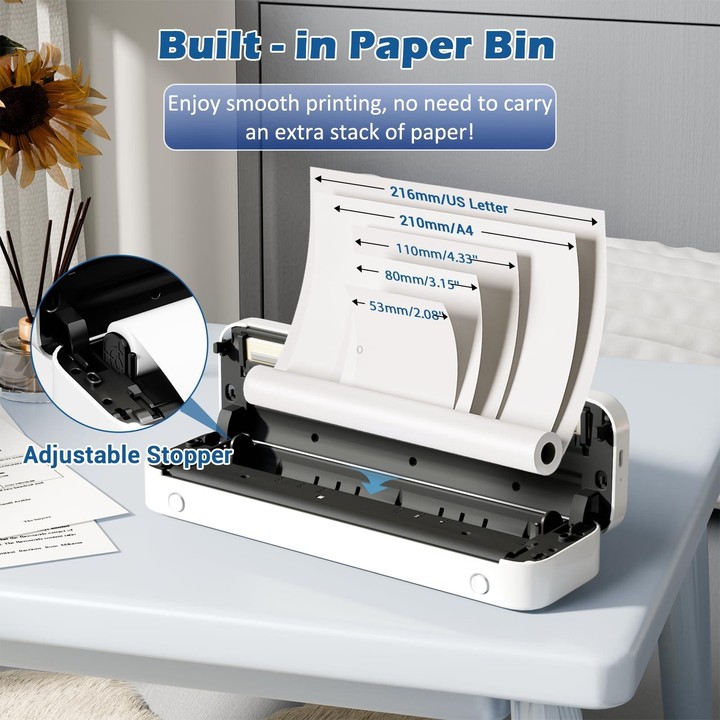 Phomemo M835 Wireless Bluetooth Thermal Printer Support Multi-Size Thermal Paper