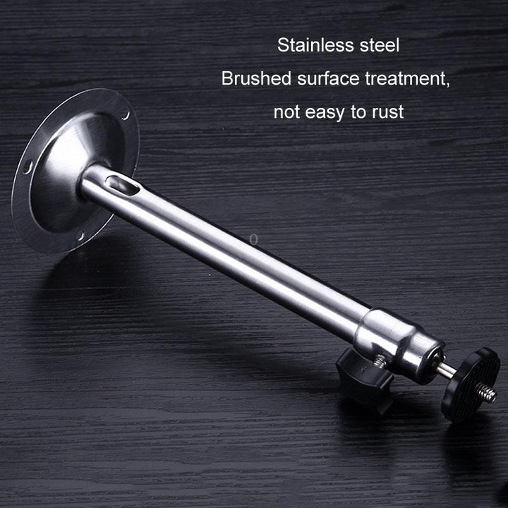Hanging Stainless Steel Camera Bracket 360 Degree Adjustable Universal Surveillance Mounting Holder