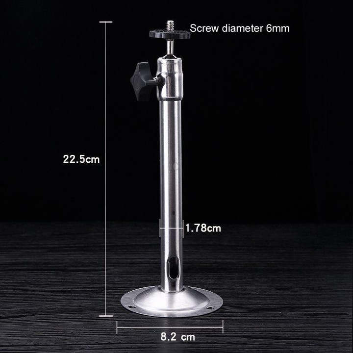 Hanging Stainless Steel Camera Bracket 360 Degree Adjustable Universal Surveillance Mounting Holder