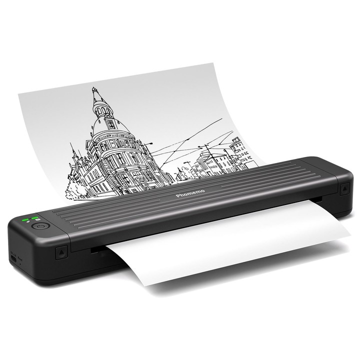 Phomemo P831 Bluetooth Portable Thermal Transfer Printer Support A4 / Letter / A5 / B5 Plain Paper Printing(Black)