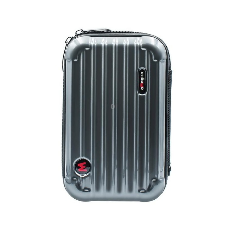 For Insta360 X5 / X4 aMagisn Storage Bag Hard Shell Protective Case(Gray)