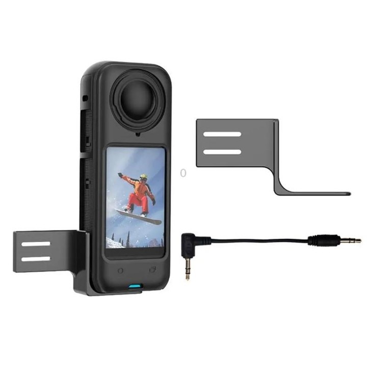 For Insta360 X4 Microphone Extension Adapter Camera Accessories
