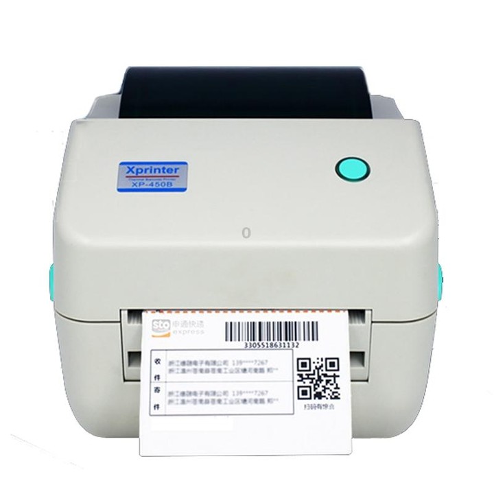 Xprinter XP-450B USB Port Supermarket Cashier Barcode Thermal Printer(US Plug)