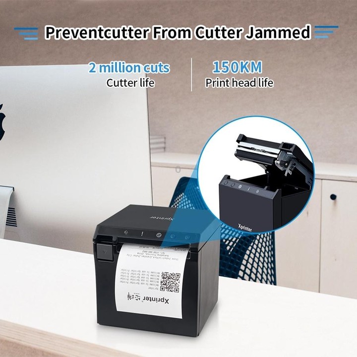 Xprinter XP-R330H 80mm Thermal Receipt Printer Sports Lottery Ticket Cashier Printer(US Plug)