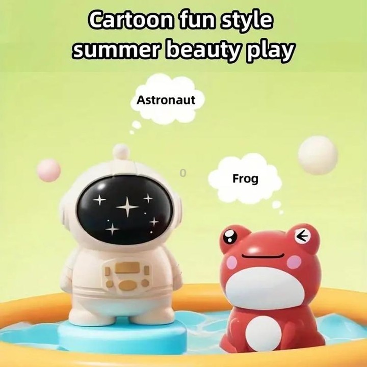 Summer Children Cartoon Bared Water Toys Outdoor Water Play Toys, Style: Frog Green