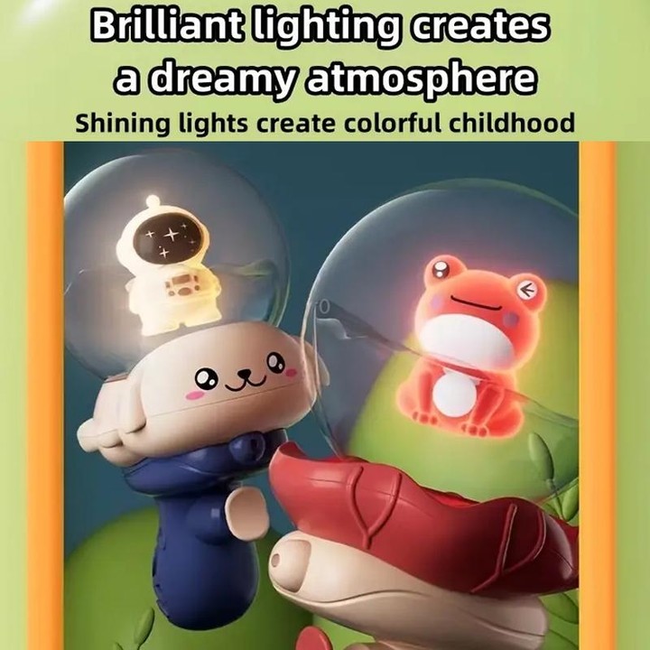 Summer Children Cartoon Bared Water Toys Outdoor Water Play Toys, Style: Astronaut With Lights Blue