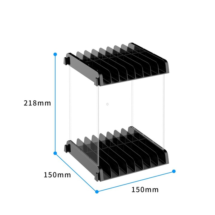 Game Card CD Disk Storage Bracket Wall Mounted Storage CD Case(Black)