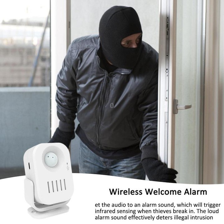 N911P Intelligent Infrared Sensor Recordable Doorbell Welcome Voice Prompt Loudspeaker