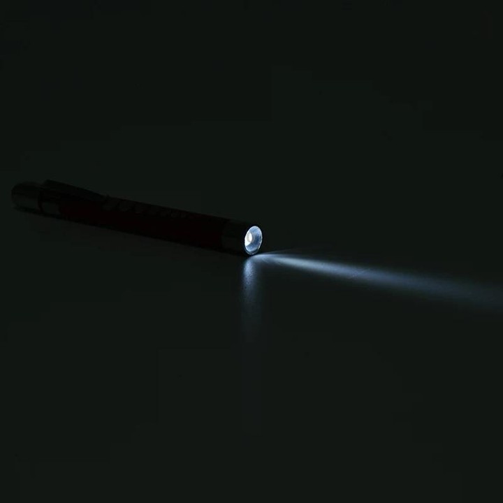 E-SMARTER Multifunctional Pen Flashlight Graduated LED Penlight, Color Random Delivery, Style: Convex Head White Light