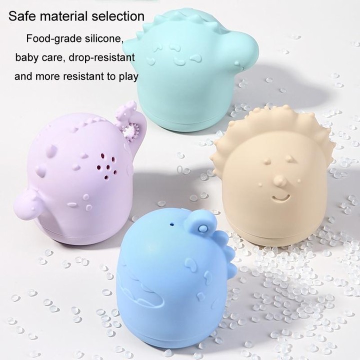 Baby Bathroom Bath Toy Children Water Play Sprinkler Water Floating Toy, Style: Bubble Dragon